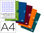 Libreta liderpapel scriptus a4 48 hojas 90g/m2 cuadro 5mm con margen colores - 1
