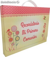 Libro comunión en caja de regalo niña