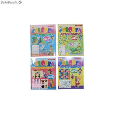 Libro infantil de colorear y actividades