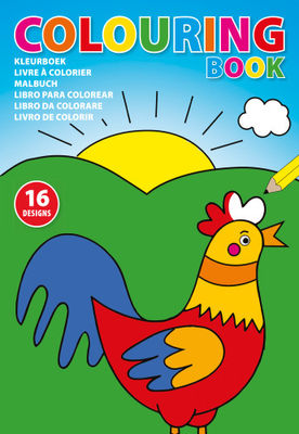 Libro infantil para colorear A4 16 dibujos