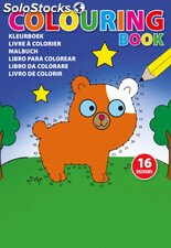 Libro infantil para colorear A5 16 dibujos