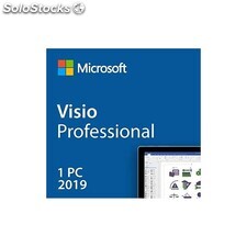 Licencia Microsoft Visio Professional 2019 para 1 PC