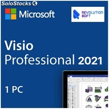 Licencia Microsoft Visio Professional 2021 para 1 PC