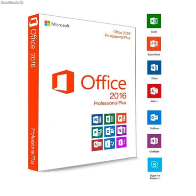 Licencia Office 2016 Pro Plus para 1 PC Windows