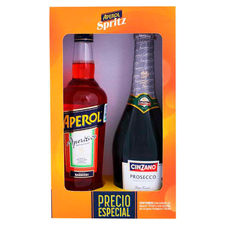 Licor Aperol Spritz (aperol 1l + Prosecco 0,75l) 1,00 Litro 11º (R) 1.00 L.