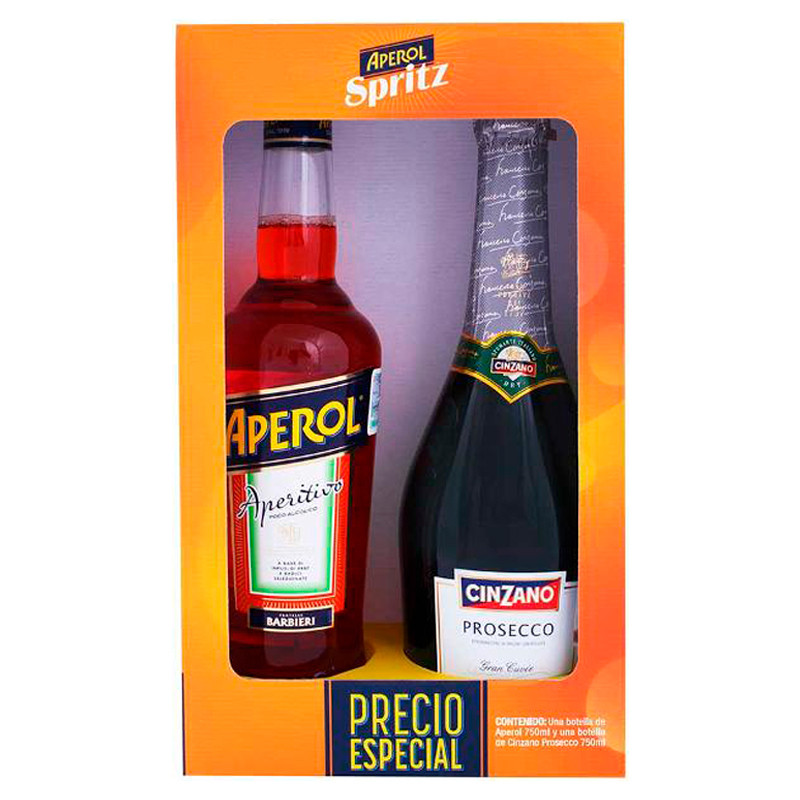 Licor Aperol Spritz Licor Aperol Spritz (aperol 1l + Prosecco 0,75l) 11º  (R) 1.00 L.