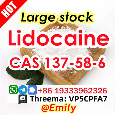 Lidocaine cas 137-58-6 High Purity 100% Customs Clearance Lidocaine powder suppl