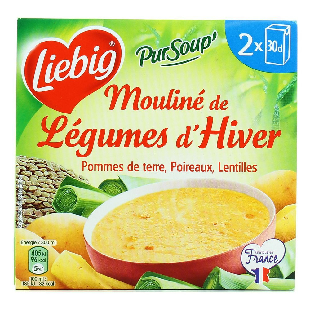 Liebig Soupe Legumes D Hiver Les 2 Briques De 30cl