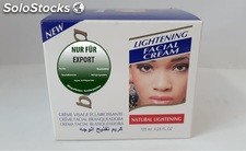 Lightening Facial Cream, crema blanqueadora, Natural Lightening -Made in Spain-