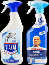 Limpiador antical viakal 700 ml con pistola c/10+4 don limpio baño spray 450ML