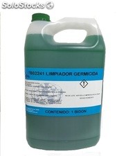 Limpiador Germicida aroma a limón caja con 4 galones de 4 litros