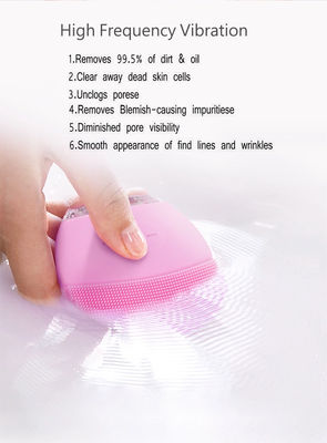 Limpieza facial eléctrica pincel lavar cara limpiador poros vibración piel USB - Foto 3