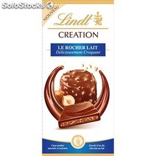 Lindt Création Chocolat Rocher au lait la tablette de 150 g