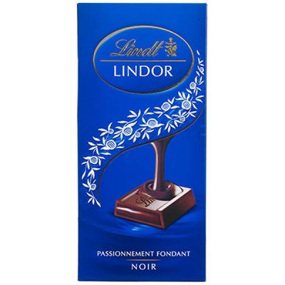 Lindt Lindor Chocolat noir fondant la tablette de 150 g