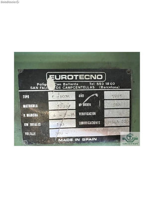 Línea de granceado (pelletizado) 1 husillo Eurotecno - Foto 5