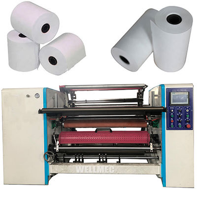 Línea de producción de máquina cortadora rebobinadora cortadora de papel térmico