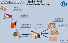 Línea de producción de piedra