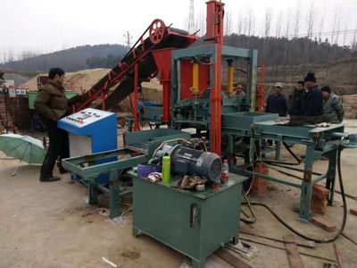 Lingheng QT4-25 hombro automático cemento bloque ladrillo máquina máquina paver - Foto 3