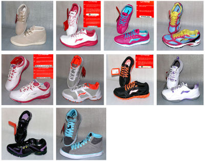 Lining Damen Sport Schuhe Freizeit Training Sneaker 10 Modellen - 820 Paar