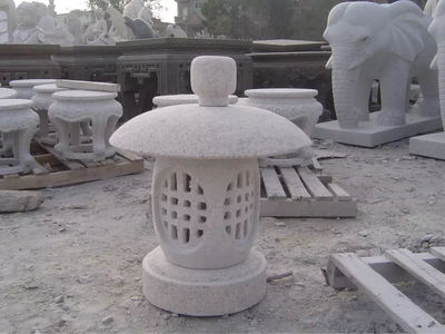 Linterna japonesa tallado en granito fábrica china