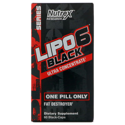 Lipo 6 Black - 60 gélules | Nutrex