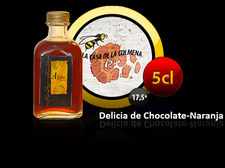 Liqueur miniature de chocolat-orange