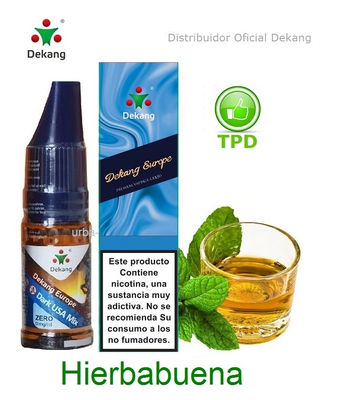 Líquido para sabor de cigarro eletrônico Hierbabuena / Peppermint 0mg