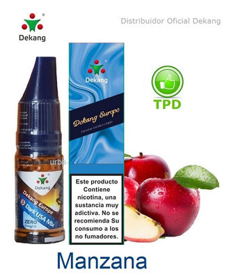 Líquido para sabor de cigarro eletrônico Manzana / Apple 0mg