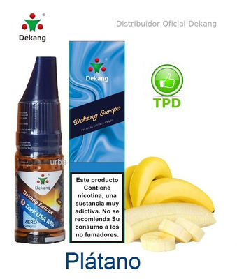 Líquido para sabor de cigarro eletrônico Platano / Banana 0mg