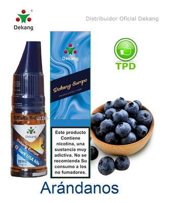 Liquido per sigaretta elettronica dal sapore di Arándanos / Blueberry