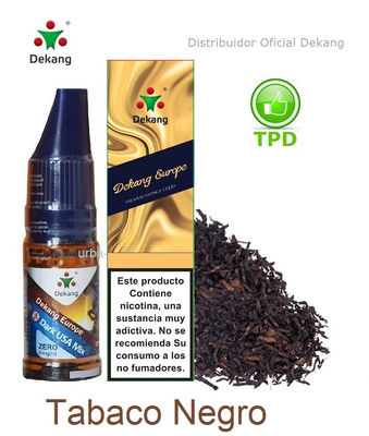 Liquido per sigaretta elettronica dal sapore di Tabaco Negro / Blackto