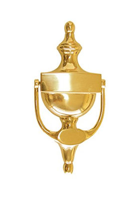 Llamador modelo victoriano latón brillo (100 x 200 mm)