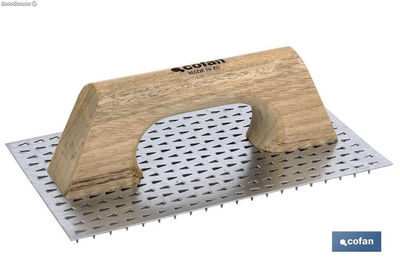 Llana rascador de monocapa | Medidas: 250 x 150 mm | Fabricada en acero