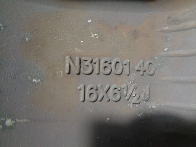 Llanta / R16X61/2J40 / aluminio 5P / 16X61/2J40 / 4635413 para nissan qashqai (j - Foto 4