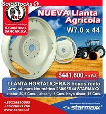 Llantas hortalicera Starmaxx w7.0 x 44