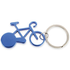 Llavero aluminio bike azul - GS928