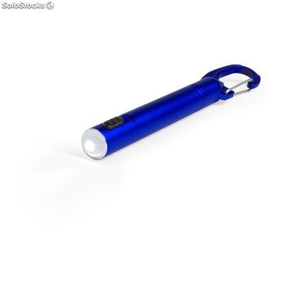 Llavero bolígrafo + linterna azul