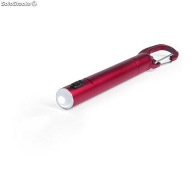 Llavero bolígrafo + linterna rojo