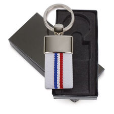Llavero cinturon bandera francia blanco &quot;derex&quot; - GS2741
