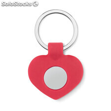 Llavero de silicona con token rojo MIMO9208-05