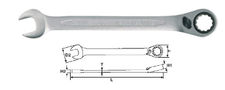 Llaves combinadas con carraca reversible 10 mm TENGTOOLS 109720300