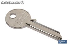 Llaves de Serreta en bruto | Copia de llaves con cinco pitones | Pack de 5