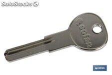Llaves en bruto seguridad | Copia de llaves para cilindro de Seguridad | Pack de