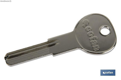 Llaves en bruto seguridad | Copia de llaves para cilindro de Seguridad | Pack de