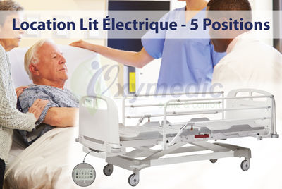 Location lit médicalisé électrique (5 Positions)