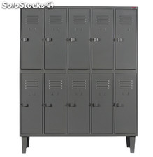 Lockers industrial 5 cuerpos 10 puertas