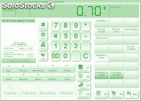 Logiciel de caisse enregistreuse tactile (gestion de stock et produits multi