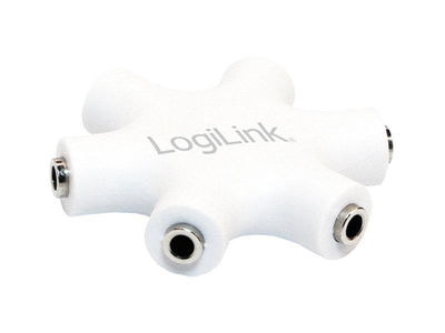 LogiLink Audio Splitter für bis zu 5 Personen (CA1088) weiss