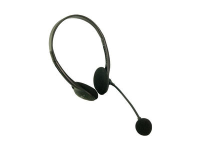 LogiLink Stereo Headset mit Mikrofon Schwarz HS0002 - Foto 2