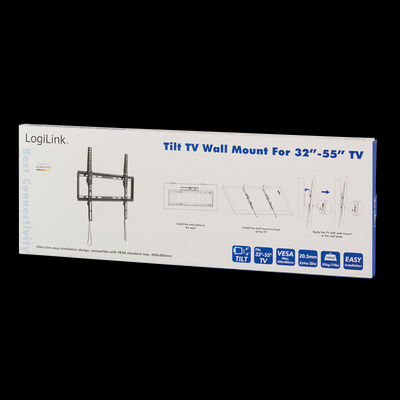 Logilink TV wall mount, tilt -8°/0°, 32-55, max. 35 kg (BP0010) - Foto 5